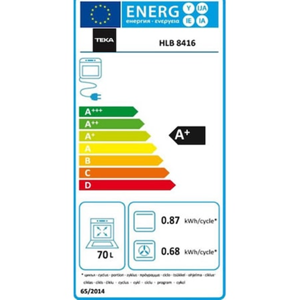 Pachet Cuptor incorporabil Teka HLB 8416- AIR FRY, 70 litri, HydroClean PRO, plus Plita electrica vitroceramica, Teka TB 6415, 4 arzatoare, 60 cm, Sticla Neagra