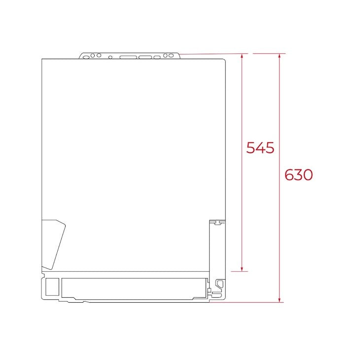 Combina frigorifica free-standing Teka NFL 355 SS, 310 l, Clasa E, LongLife No Frost, H 188 cm, Inox