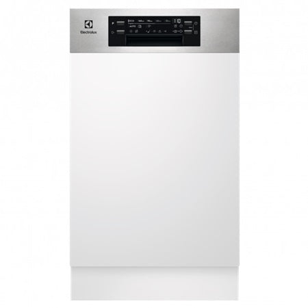 Masina de spalat vase Electrolux ENS8TE19S, partial incorporabila, 45 cm, 8 programe, 9 seturi, motor inverter, program scurt, clasa E