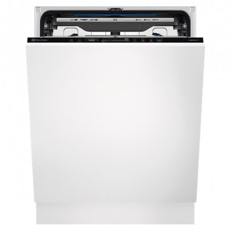 Masina de spalat vase Electrolux KECB7310L, complet incorporabila, 60 cm, 8 programe, 14 seturi, motor inverter, program scurt,program Eco, indicator luminos pe podea, clasa D