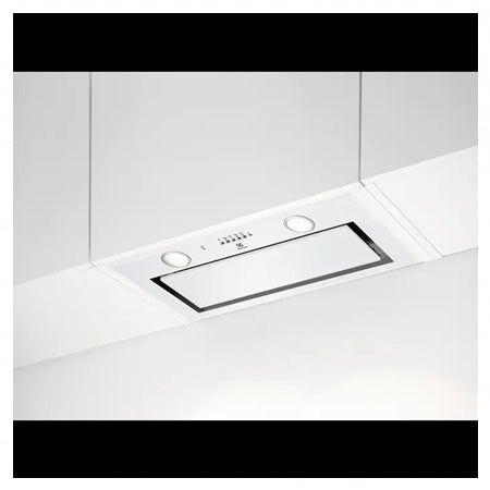 Hota incorporabila Electrolux LFG716W, Seria 700, 54 cm, 700 m3/h, 4 viteze, Conectivitate plita, alba