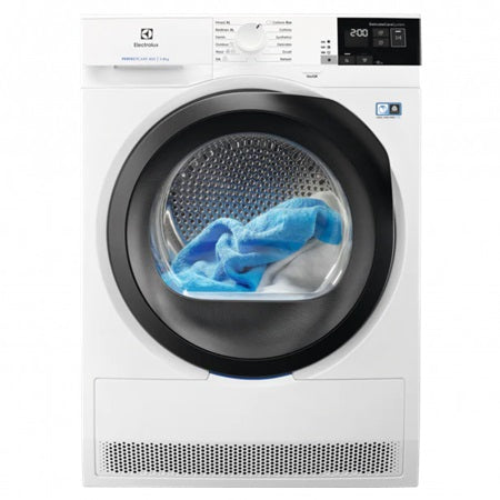 Uscator de rufe Electrolux EW8H458B PerfectCare 800,cu Pompa de caldura, 8 kg, 66.2 cm, Motor inverter, Clasa A++