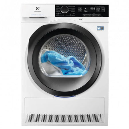 Uscator de rufe Electrolux EW8H259ST PerfectCare 800,cu Pompa de caldura, 9 kg, 66.2 cm, Motor inverter, Super silentios, Clasa A++