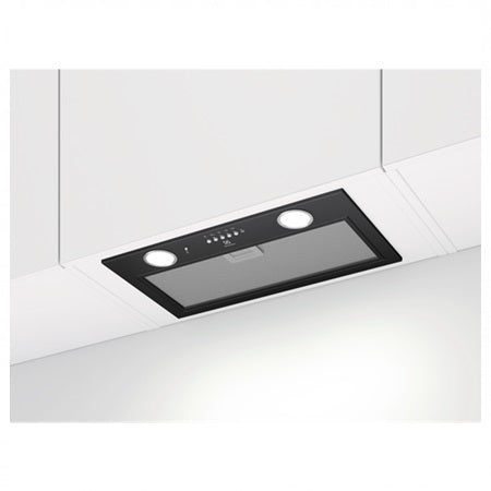 Hota incorporabila Electrolux CFG516R, Seria 700, 54 cm, 600 m3/h, 4 viteze, Conectivitate plita, negru mat