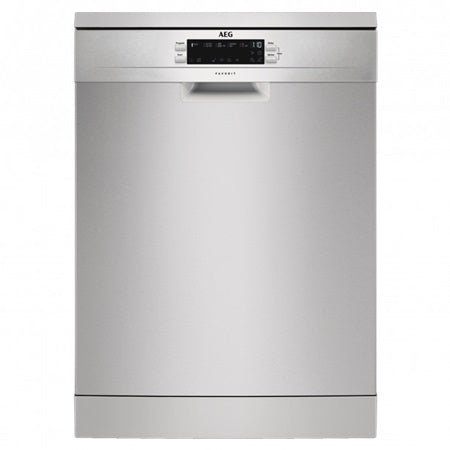 Masina de spalat vase free-standing AEG FFBM5261ZM, 60 cm, 13 seturi, 5 programe, motor inverter, program scurt, AirDry, clasa E, inox