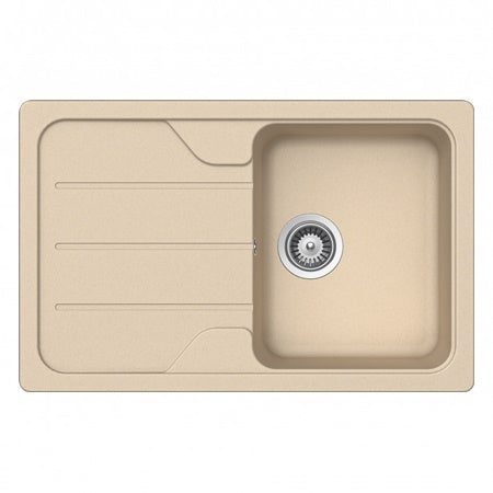 Pachet chiuveta bucatarie Teka SIMPLA 45 S-TG 1B 1D T plus baterie Teka SP 995 T topaz beige