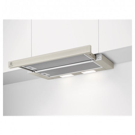 Hota incorporabila telescopica Electrolux LFP326AS, seria 300, 60 cm, 410 m3/h, 3 viteze, auriu