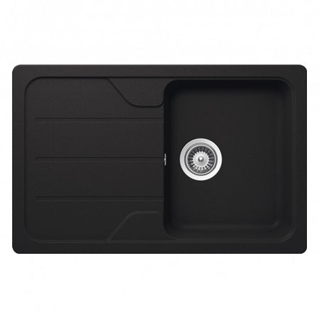 Pachet chiuveta bucatarie Teka SIMPLA 45 S-TG 1B 1D Q plus baterie Teka MTP 913 Q negru metalizat