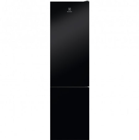 Combina frigorifica free-standing Electrolux LNT7ME34K1, 366 litri, 201 cm, congelator No Frost, clasa E, sticla neagra