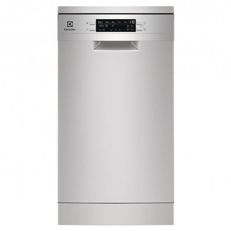 Masina de spalat vase Electrolux ESM63300SX, free-standing, slim GlassCare 45 cm 10 seturi Inverter clasă D, Inox