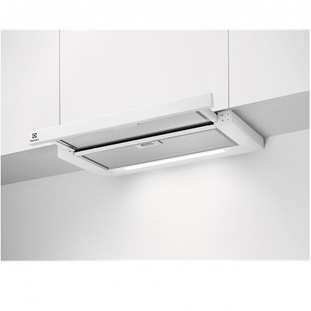 Hota incorporabila telescopica Electrolux LFP616W, seria 600, 60 cm, 600 m3/h, 3 viteze, alb