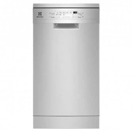 Masina de spalat vase Electrolux ESM43200SX, free-standing, slim SatelliteClean 45 cm 10 seturi Inverter clasă E, Inox