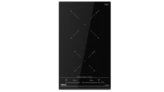 Plita electrica cu inductie Teka IZC 32310 MSP, touch control, 2 zone, 31 cm, sticla neagra