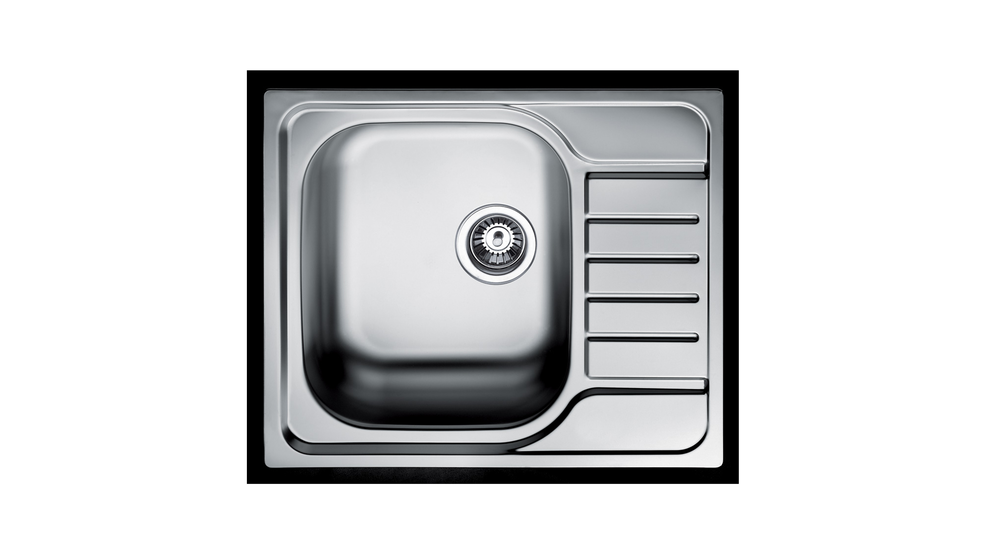 Chiuveta din inox Teka UNIVERSAL UNIVERSAL E/580.500 1B 1/2 D, 1 cuva, 580 mm x 500 mm, inox microtexturat, picurator dreapta