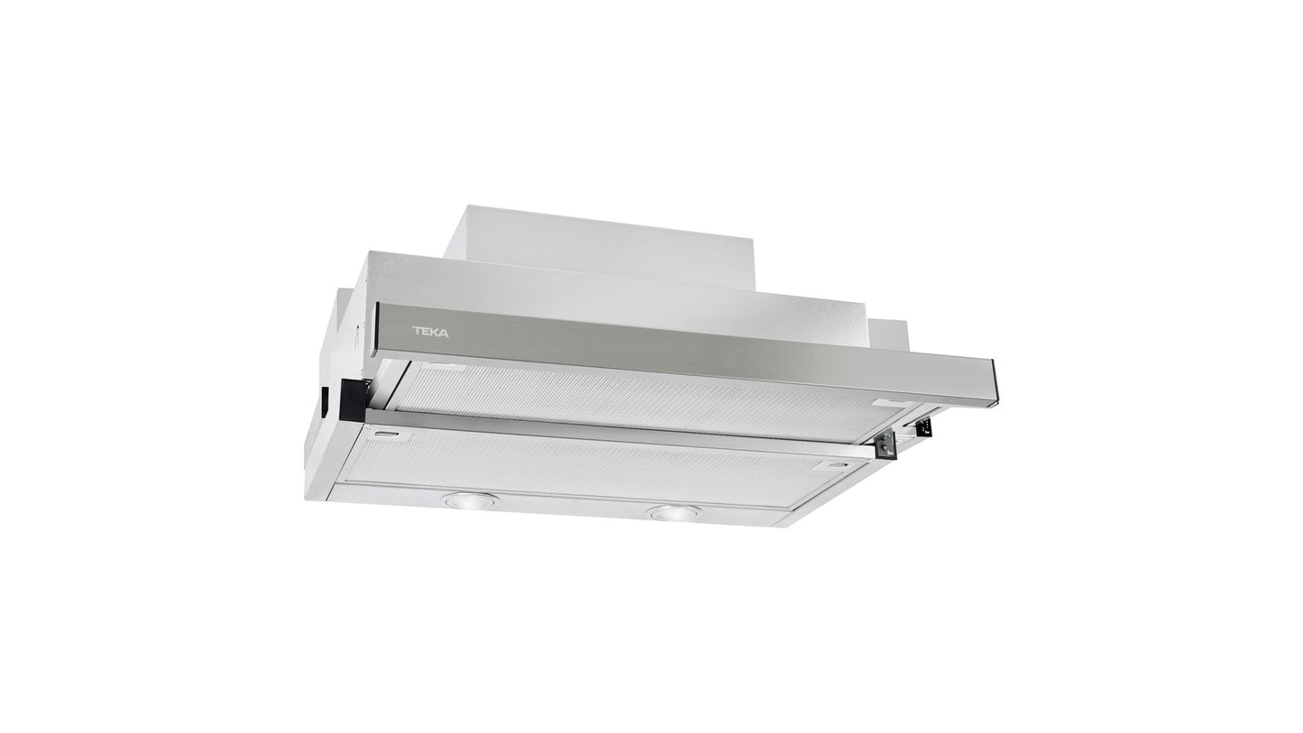 Hotă incorporabila telescopică, Teka CNL 6610, 60 cm, Inox