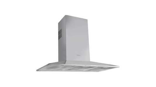 Hota şemineu Teka TIKAL DSS 985, panou de control cu butoane iluminate, 90 cm, Inox