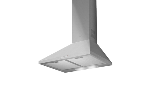 Hotă şemineu, formă piramidă, Teka DBP 60 PRO, 60 cm, Inox