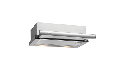 Hotă incorporabila telescopică, Teka TL 6310, motor cu turbină dublă, 60 cm, Inox