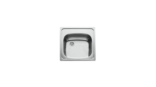 Chiuveta din inox Teka UNIVERSAL E 465 x 465 1B, 1 cuva, 465 mm x 465 mm, inox microtexturat