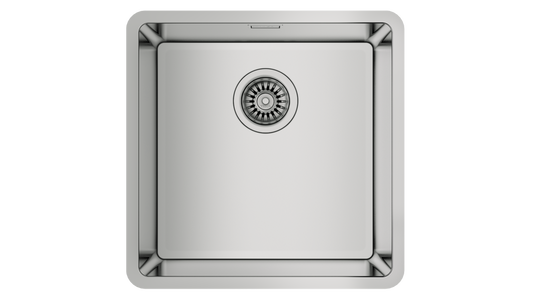 Chiuveta din inox Teka BE LINEA RS15 40.40, 1 cuva, 440 mm x 440 mm, inox lucios, Undermount