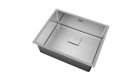 Chiuveta din inox Teka FLEXLINEA RS15 50.40, 1 cuva, 580 mm x 440 mm, inox lucios, Instalare pe/la nivel/sub blat