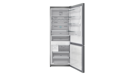 Combina frigorifica free-standing Teka RBF 78720 GBK, 461 l, LongLife No Frost, Ionizator, Clasa E, H 1920 mm, negru