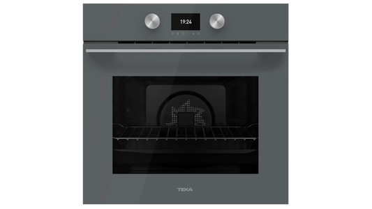 Cuptor electric Teka HLB 8600 ST, cu funcţie SurroundTemp şi 20 de retete presetate, 60 cm, 70l, Cristal Stone Grey