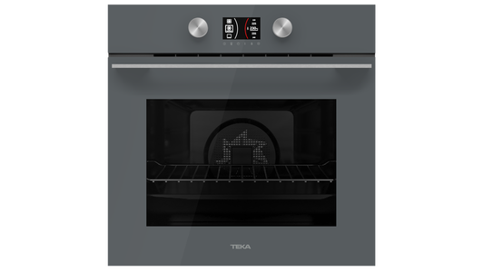 Cuptor electric Teka HLB 8600 ST, cu funcţie SurroundTemp şi 20 de retete presetate, 60 cm, 70l, Cristal Stone Grey