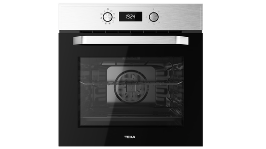Cuptor electric Teka HCB 6435 , cu 8 funcţii şi Sistem de curăţare HydroClean PRO, 60 cm, 65l, Inox