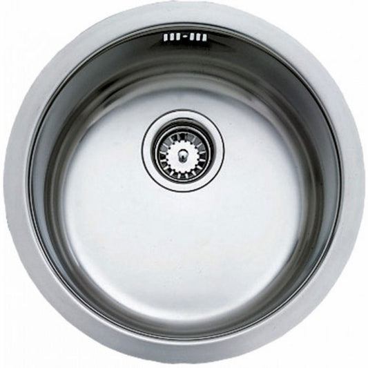 Chiuveta din inox Teka BE 39 Plus, 1 cuva, 451 mm x 451 mm, inox lucios, Undermount